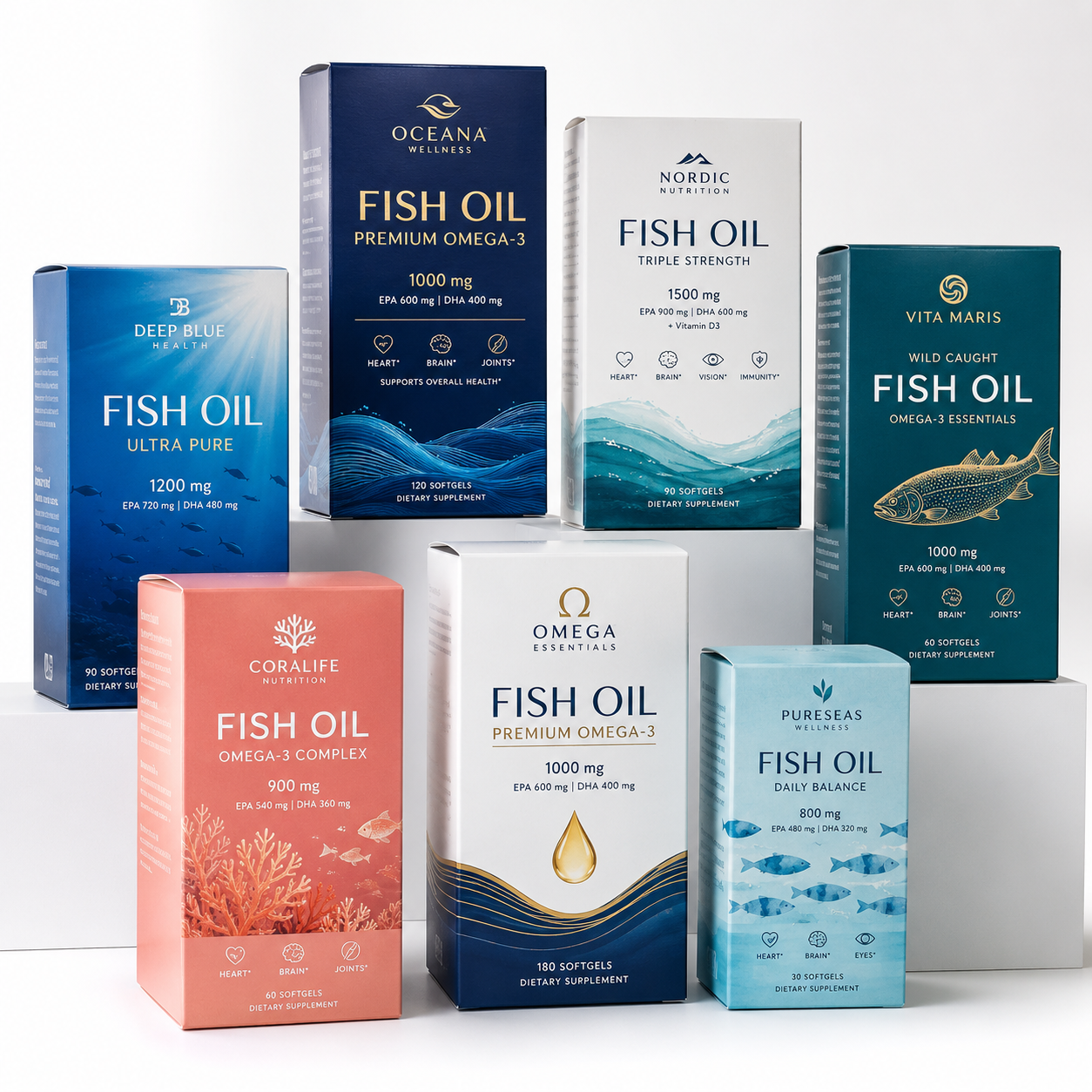 Complete Guide to Fish Oil Bottle Packaging | Custom Boxes Shop