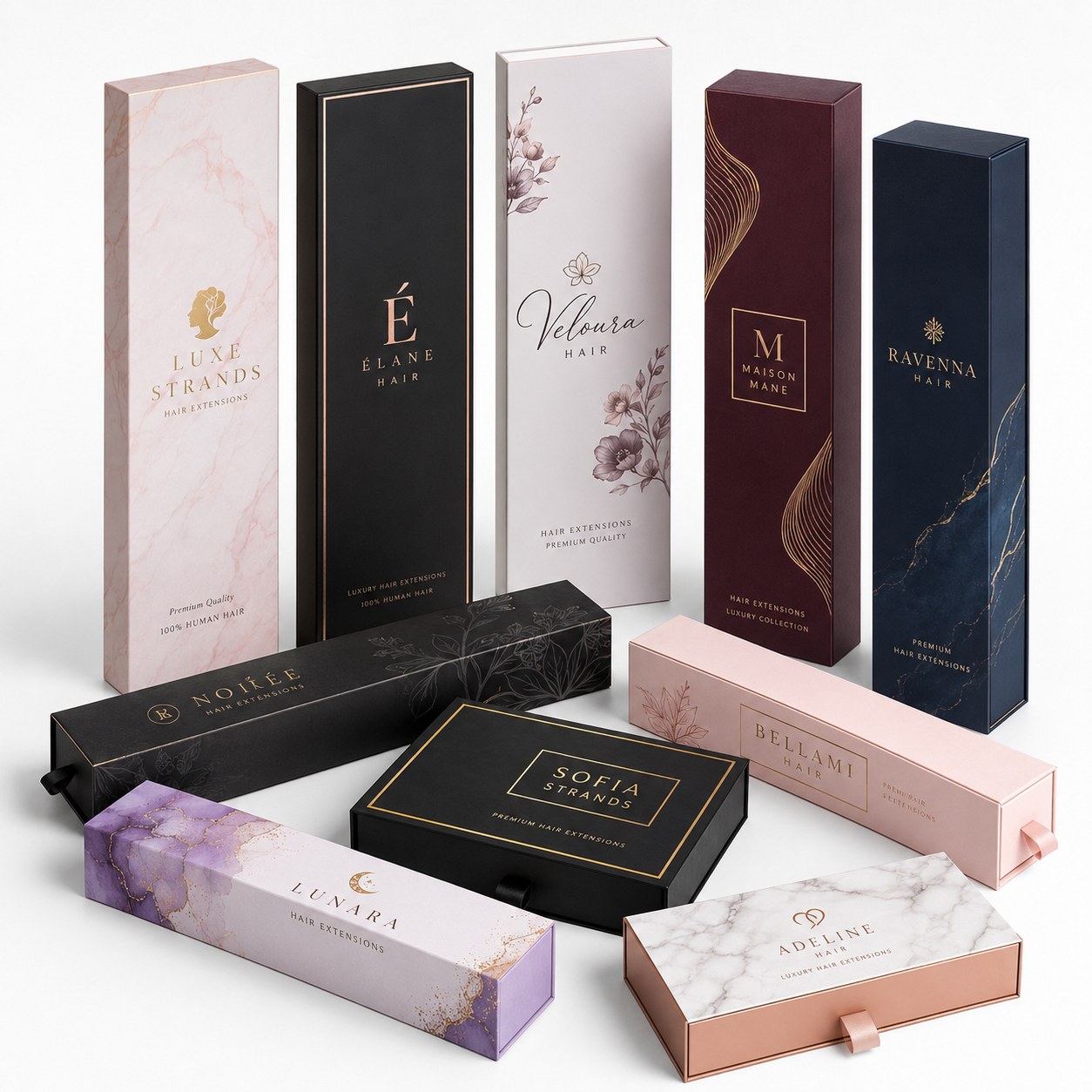 Custom Hair Extension Boxes and Packaging Solutions in the USA