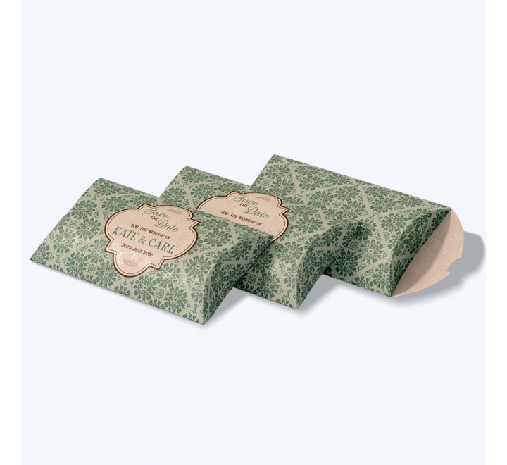 Kraft Pillow Packaging Boxes - Gallery Image