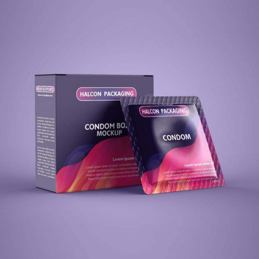 Condom Packaging Boxes
