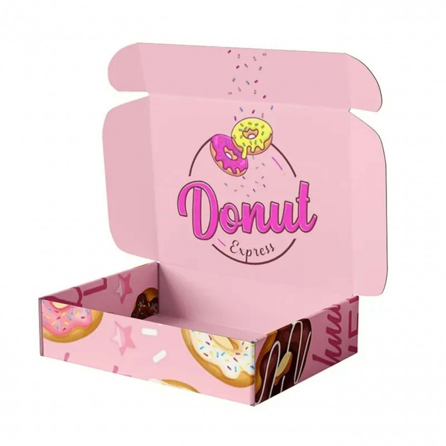 Pink Donut Packaging Boxes