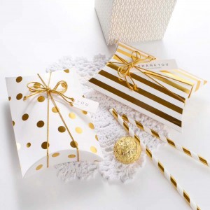 Kraft Pillow Packaging Boxes