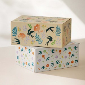 White Corrugated Packaging Boxes